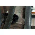 ErgoMax Office Fully Meshed Ergonomic Height Adjustable Brown Office Chair w/Armrests & Headrest, 52 Inch Max Height