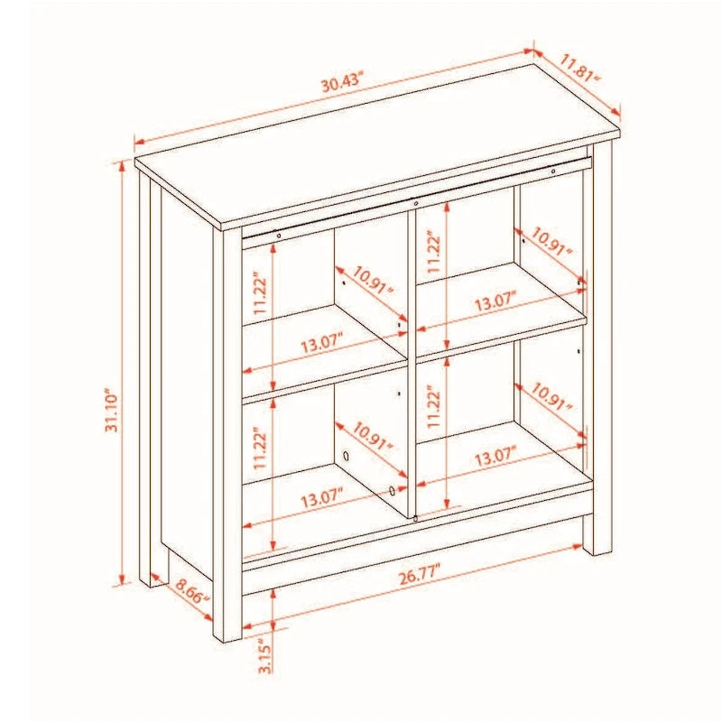 Farmhouse White MDF Wood Bathroom Storage Cabinet
