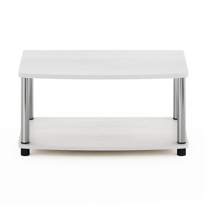 Furinno Turn-N-Tube No Tools 2-Tier Elevated TV Stands