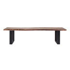 Jessore Handmade Live Edge Acacia Wood & Iron Dining Bench