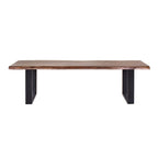 Jessore Handmade Live Edge Acacia Wood & Iron Dining Bench