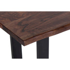 Jessore Handmade Live Edge Acacia Wood & Iron Dining Bench