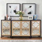 Lifestorey Broadway Mirrored Double Door Cabinet
