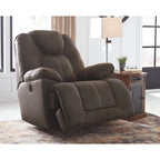 Warrior Fortress Contemporary Power Rocker Recliner Coffee