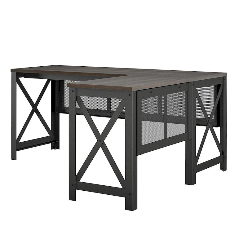 Avenue Greene Leighton L Desk with Lift Top