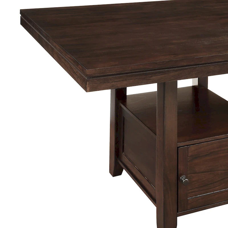 Steve Silver Yardley 7-Piece Counter Height Storage Dining Set
