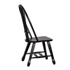 Treasures Rustic Black Sheaf Back Dining Chair (Set of 2)