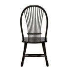 Treasures Rustic Black Sheaf Back Dining Chair (Set of 2)