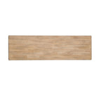 Lindsey Farm Gray and Sandstone Backless Bench