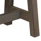 Lindsey Farm Gray and Sandstone Backless Bench