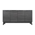 60 Buffet Cabinet with 4 Soft Close Doors and Adjustable Shelves - 15.75D x 59.25W x 29.75H