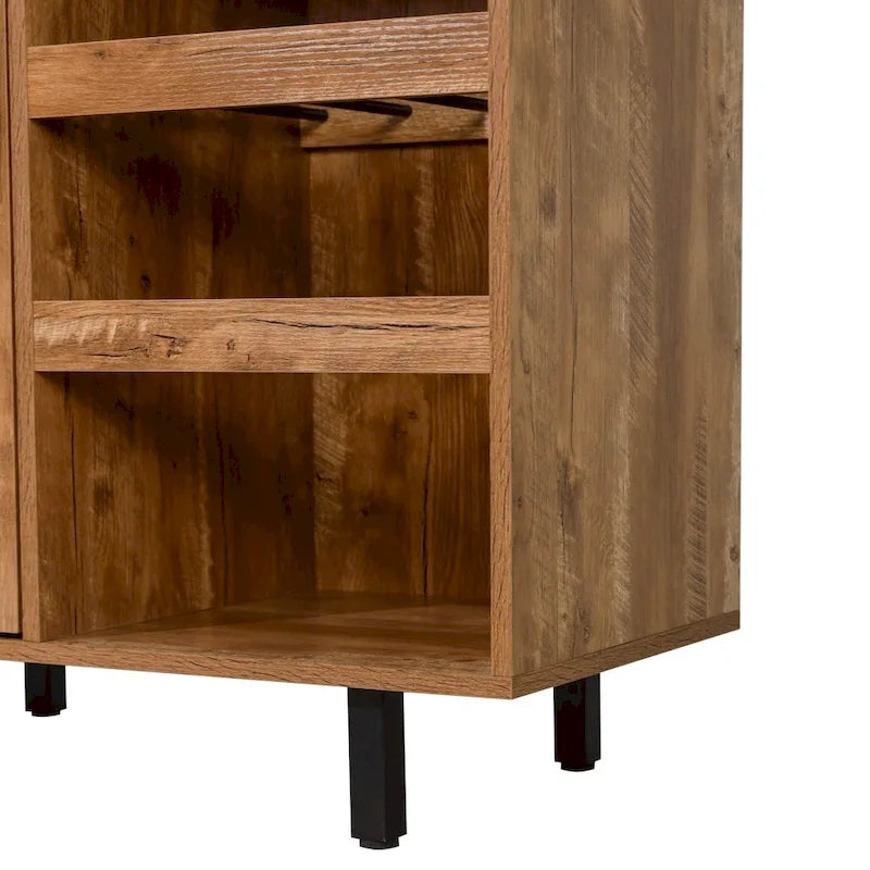 Sideboard and Bar Cabinet with Open and Closed Storage