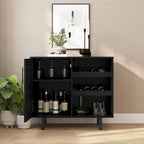 Sideboard and Bar Cabinet with Open and Closed Storage