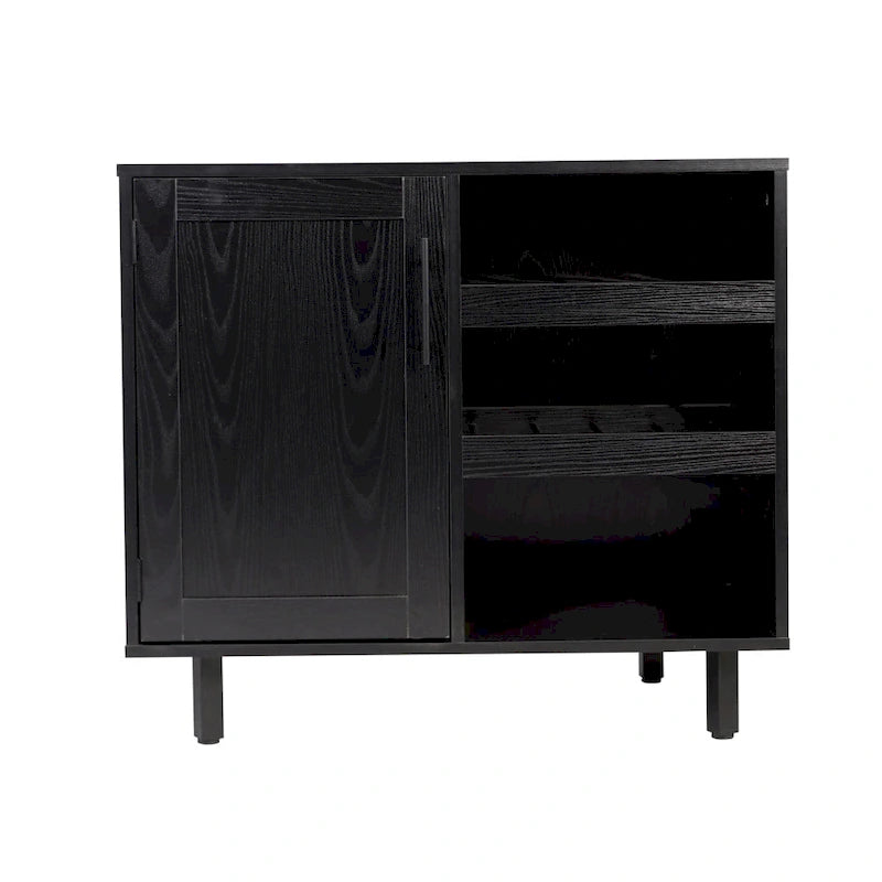 Sideboard and Bar Cabinet with Open and Closed Storage