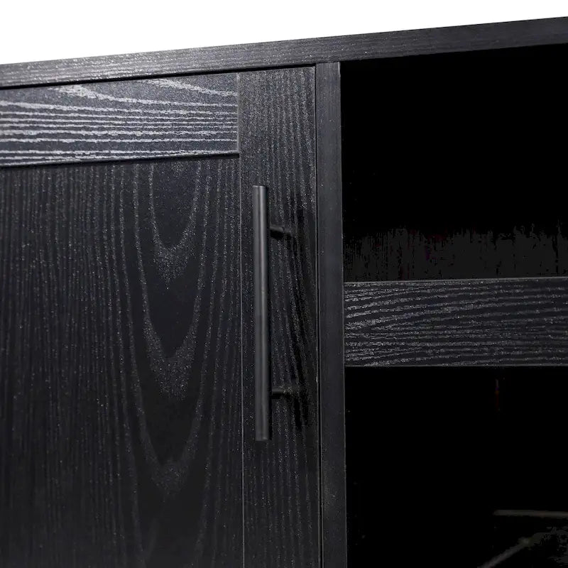 Sideboard and Bar Cabinet with Open and Closed Storage