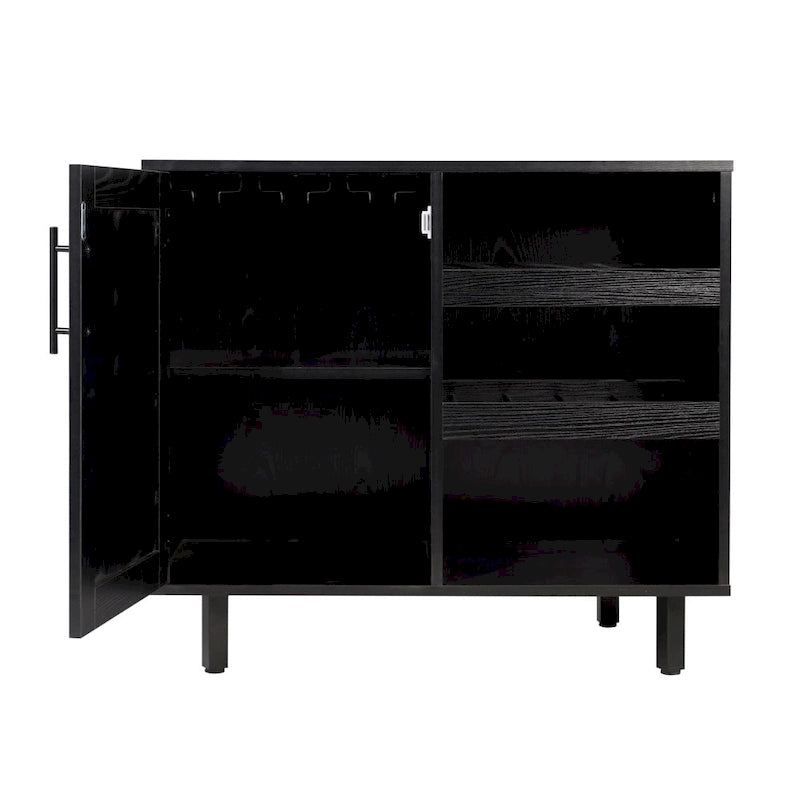 Sideboard and Bar Cabinet with Open and Closed Storage