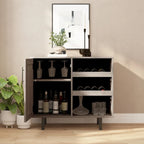 Sideboard and Bar Cabinet with Open and Closed Storage