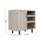 Sideboard and Bar Cabinet with Open and Closed Storage