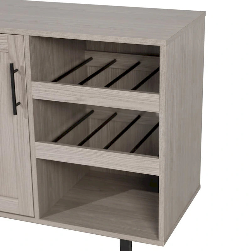 Sideboard and Bar Cabinet with Open and Closed Storage