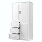 Bathroom Storage Cabinet with Drawers and Adjustable Shelf