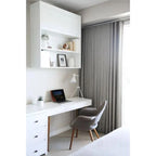 Organic Upholstered Fabric Modern Armchair with Natural Wooden Legs for Dining Room Office or Accent Lounge Side Chair