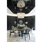 Designer Style Modern Dining Kitchen Crystal Clear Molded Plastic Transparent with arm Chairs Indoor Outdoor