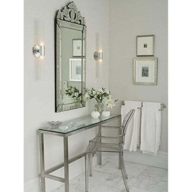 Designer Style Modern Dining Kitchen Crystal Clear Molded Plastic Transparent with arm Chairs Indoor Outdoor