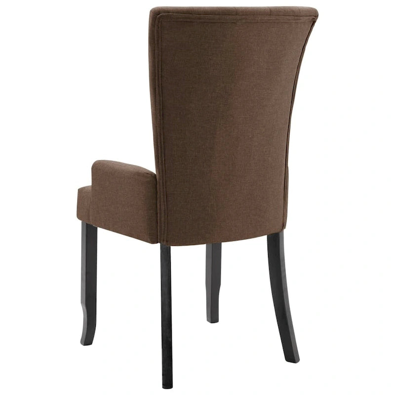 vidaXL Dining Chairs with Armrests 1/2/4/6 pcs Multicolor Fabric - 21.3 x 22 x 41.7