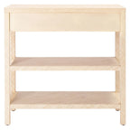Light Natural Raffia/ Gold Console Table - 31 W x 14 L x 30 H