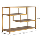 SAFAVIEH Fannye Geometric Console Table - 42 x 16 x 30.3 - 42Wx16Dx30H