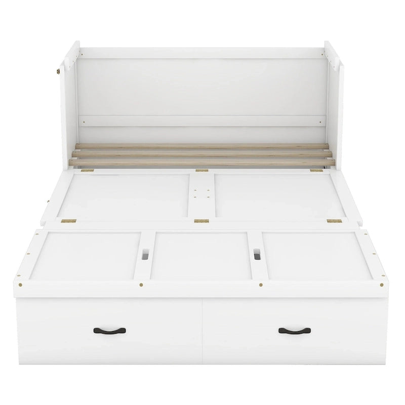 Murphy Bed with USB Port and a Large Drawer