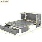 Murphy Bed with USB Port and a Large Drawer
