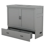 Murphy Bed with USB Port and a Large Drawer