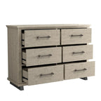 Farmhouse 3-Piece Bedroom Set - 2 Nightstand and 1 Dresser