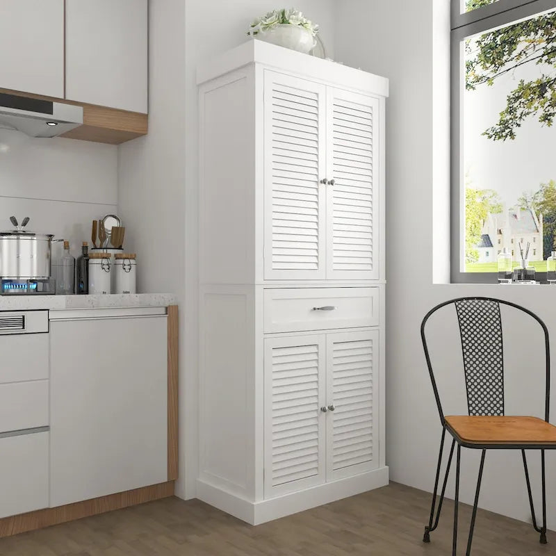 Timehcee 30Shoe Cabinet Storage Cabinet Doors Wooden Floor Cabinet