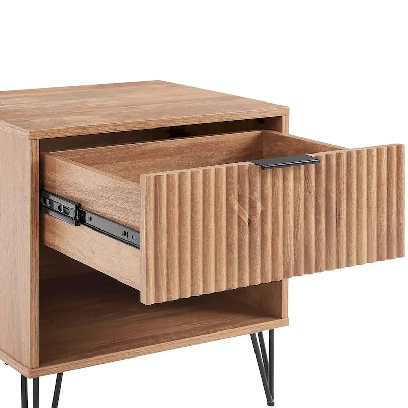 Manhattan Comfort 2-Piece Dumbo Modern Standard 3-Drawer Dresser Nightstand Set