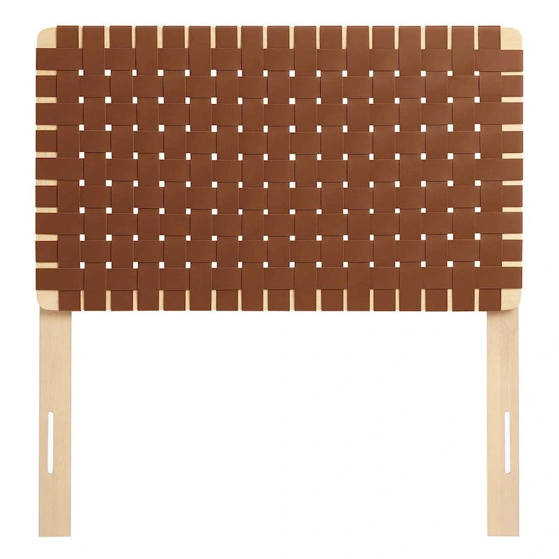 Sparta Twin/Full/Queen/King Vegan Leather Weave Headboard