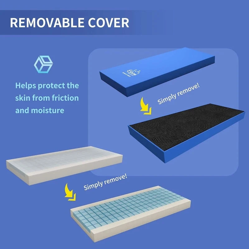 Adjustable Bed with Wireless Remote, Hospital Bed Base with/without Mattress