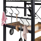 Yaheetech Metal Frame Baker's Rack Kitchen Island Storage Shelf