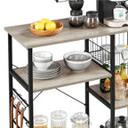Yaheetech Metal Frame Baker's Rack Kitchen Island Storage Shelf