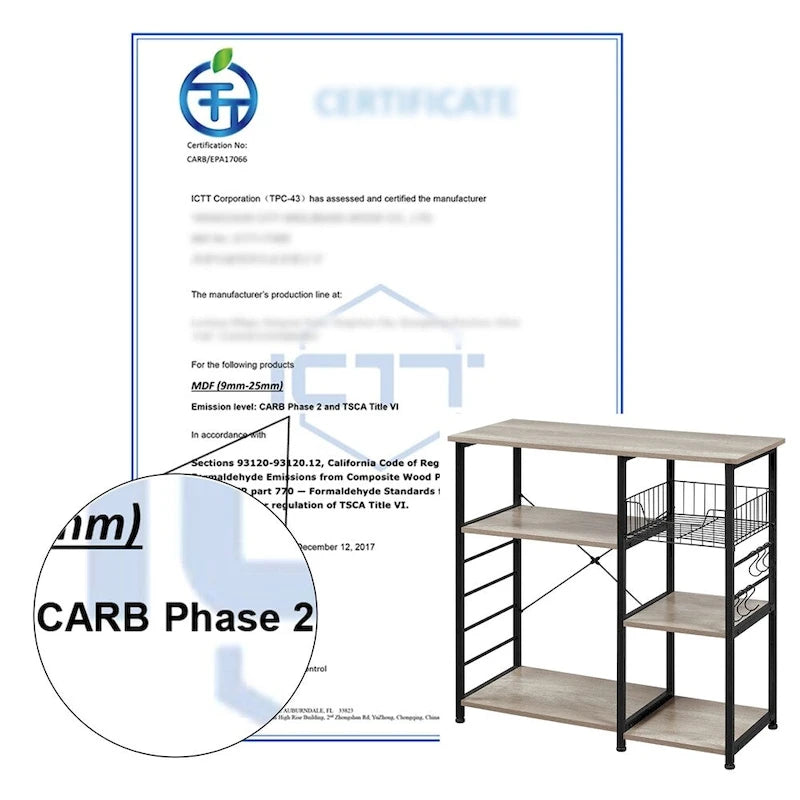 Yaheetech Metal Frame Baker's Rack Kitchen Island Storage Shelf