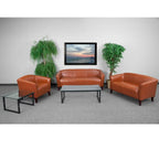 Reception Set with Wood Feet - 33.5 - 72.75W x 29 - 31D x 29H - 33.5 - 72.75W x 29 - 31D x 29H