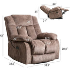 Power Lift Recliner Chair Electric Recliners for Elderly,Recliner Chair with Side Pocket