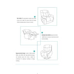 Power Lift Recliner Chair Electric Recliners for Elderly,Recliner Chair with Side Pocket