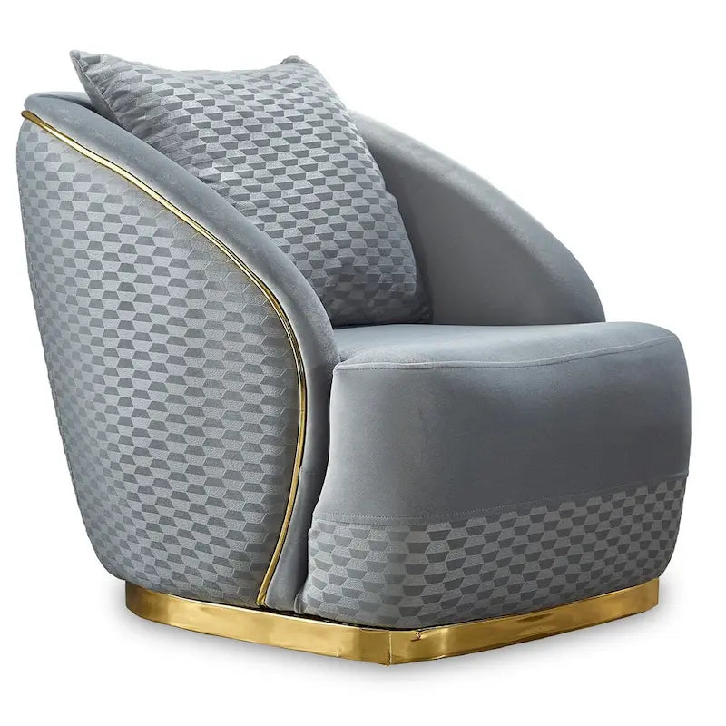 Ellie 2-piece Living room Set Pillow Back
