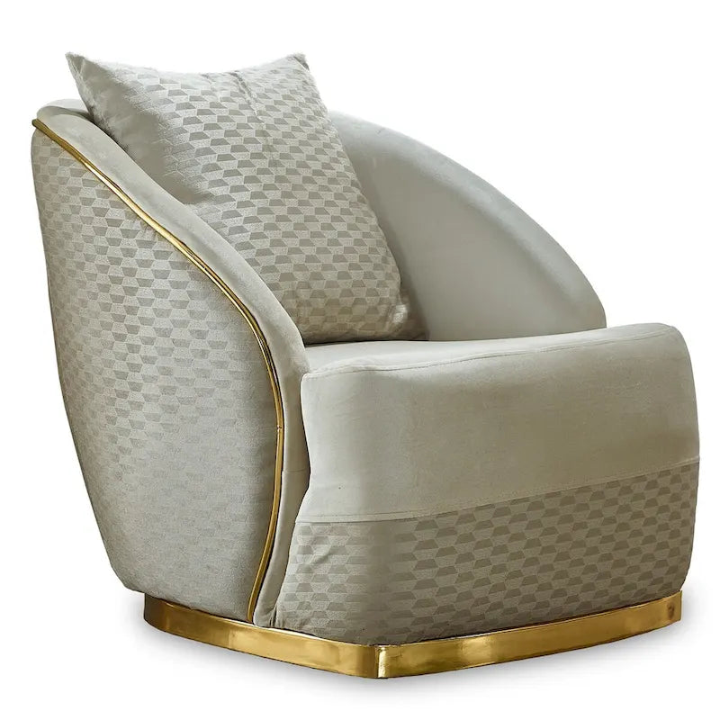 Ellie 2-piece Living room Set Pillow Back