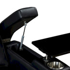 PU Leather Power Recliner Chair with Power Adjustable Headrest, USB Port, Storage Arms, Cup Holder Swivel Tray Table