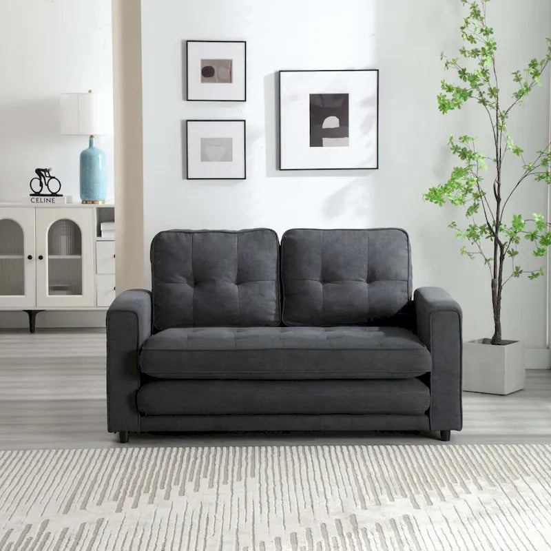 3 Fold Sofa,Convertible Futon Couch sleeper sofabed
