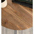 Round Wood Side Table