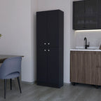 Cameron Pantry Cabinet with 4 doors and 5 hidden shelves - N/A